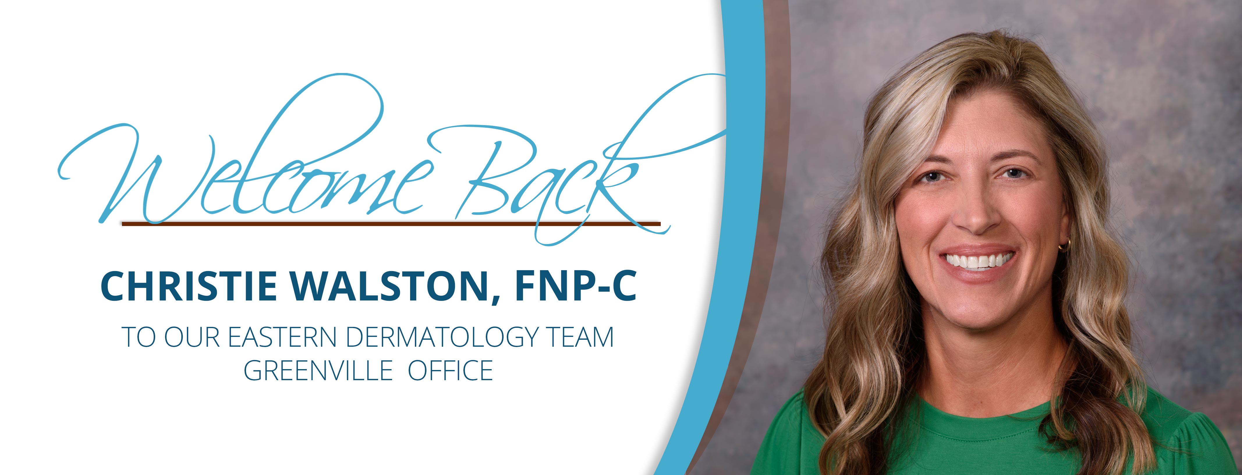 Welcome Christie Walston Provider